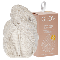 Luxurious hair wrap, 100% natural linen.
