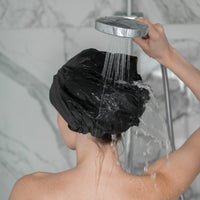 2in1 shower cup and satin bonnet