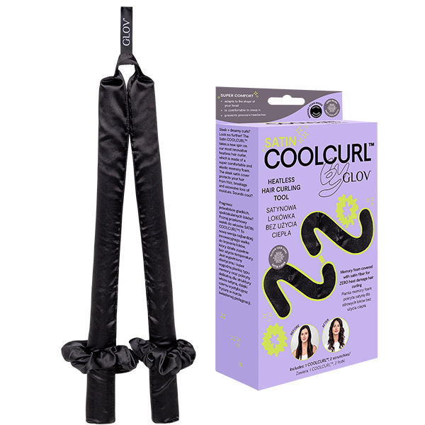 Satin COOLCURL™  heatless hair curling tool