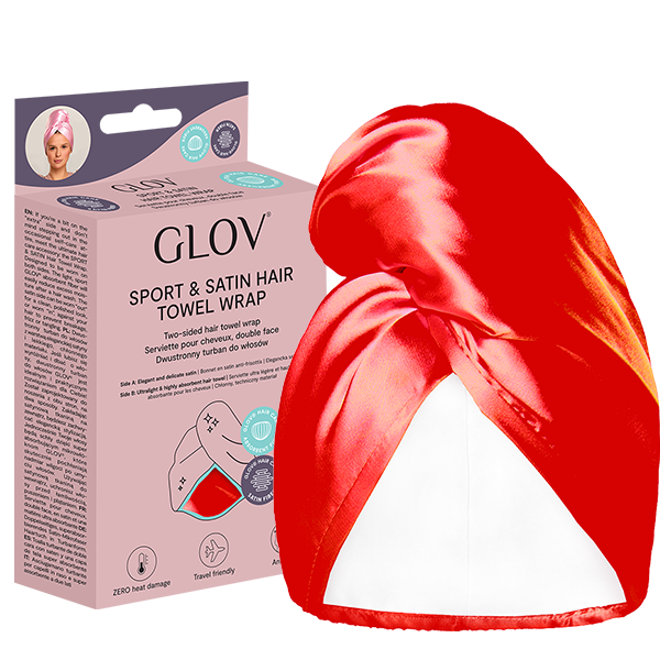 GLOV® Double-Sided Satin Premium Hair Towel Wrap