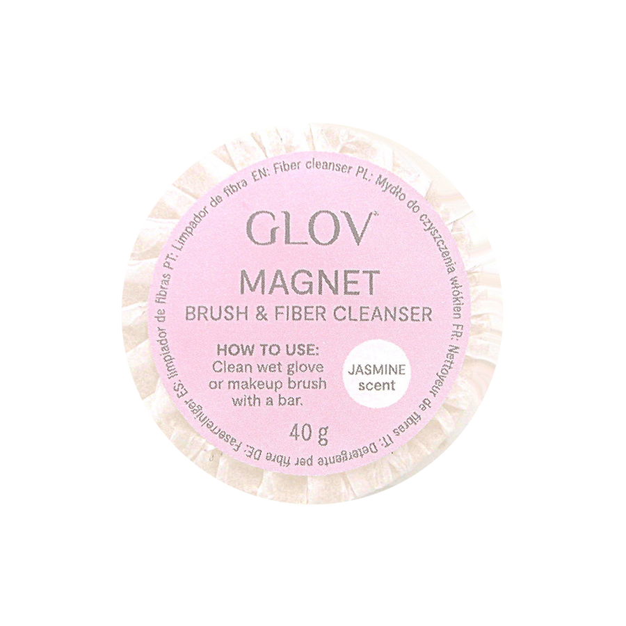 Savon solide GLOV® Magnet Cleanser pour nettoyer les gants et les pinceaux de maquillage
