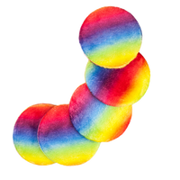 GLOV ® Ultra Soft Wiederverwendet Rainbow Pads