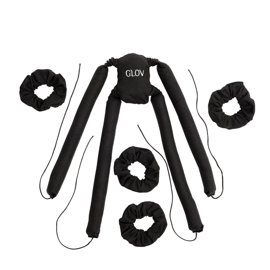 GLOV® Spider COOLCURLTM multi-rod heatless hair curling tool with memory foam