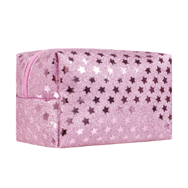 Sparkles cosmetic bag for storing cosmetics and accessories