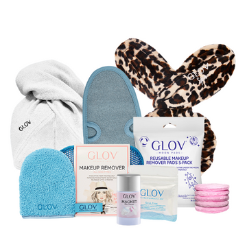 Le bonnet de nuit en satin GLOV® – GLOV - Innovation in facial cleansing  and body care