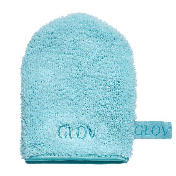 GLOV® You Go, Girl ! Ensemble pratique de soins de la peau comprenant le gant démaquillant et un turban durable super absorbant pour les cheveux. 